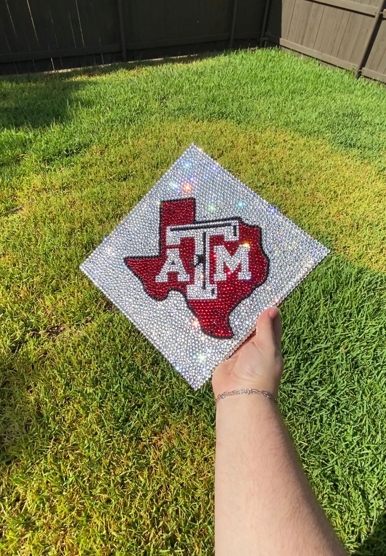 graduation caps decorated bling